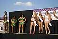 Elezione delle tre Miss Autodromo con le danzatrici brasigliane
